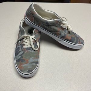 VANS Doheny Washed Camo/White Men’s Skate Shoes-Size 11